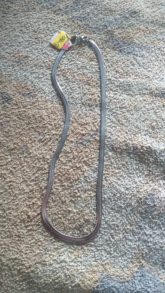 Collar snake plateado 