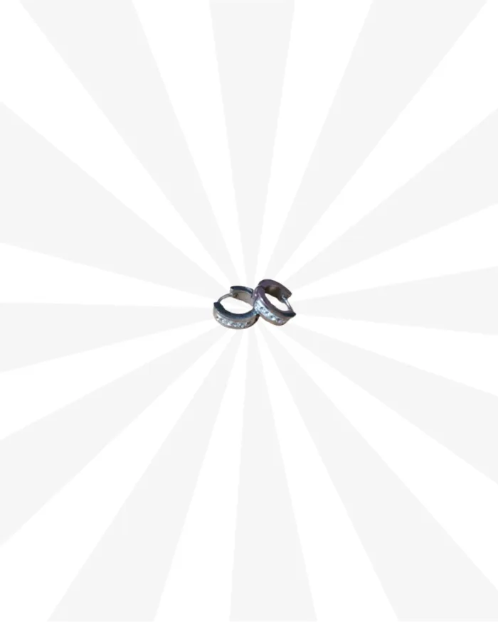 Argolla a presión con strass