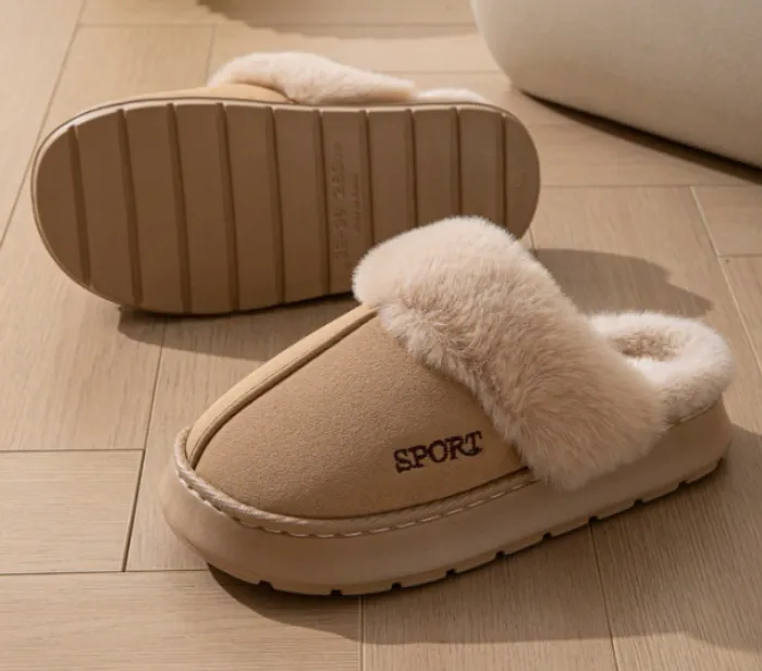 Pantuflas Invierno Con Peluche 2