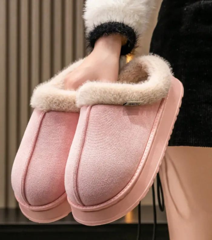 Pantuflas Invierno Con Peluche