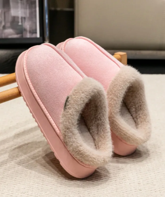 Pantuflas Invierno Con Peluche 2