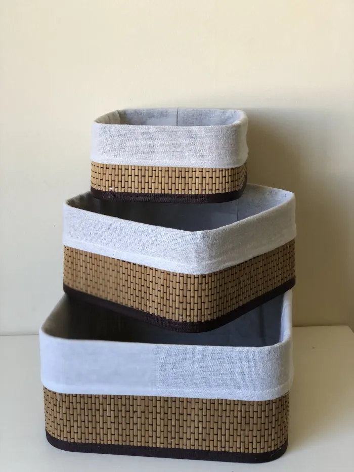 CESTO TRIO BAMBOO CLARA 2