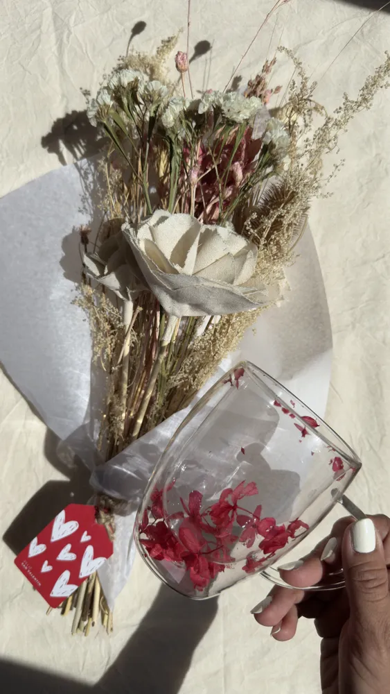 BOX LOVE III Taza grande + ramo grande