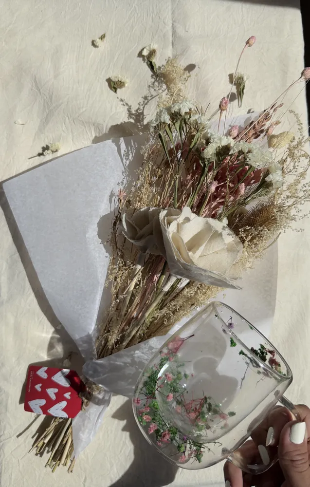 BOX LOVE III Taza grande + ramo grande 2