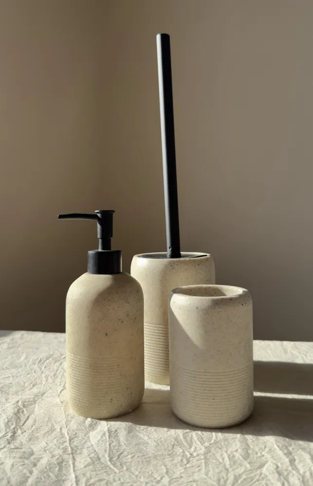 SET BAÑO X 3 SIMIL PIEDRA