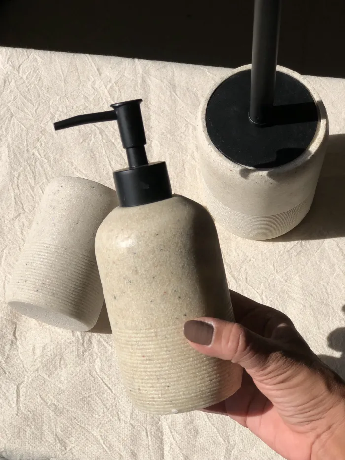 SET BAÑO X 3 SIMIL PIEDRA 2