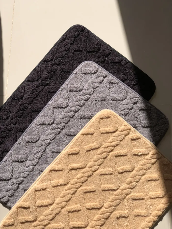 ALFOMBRA DE BAÑO TESSA GRIS 2