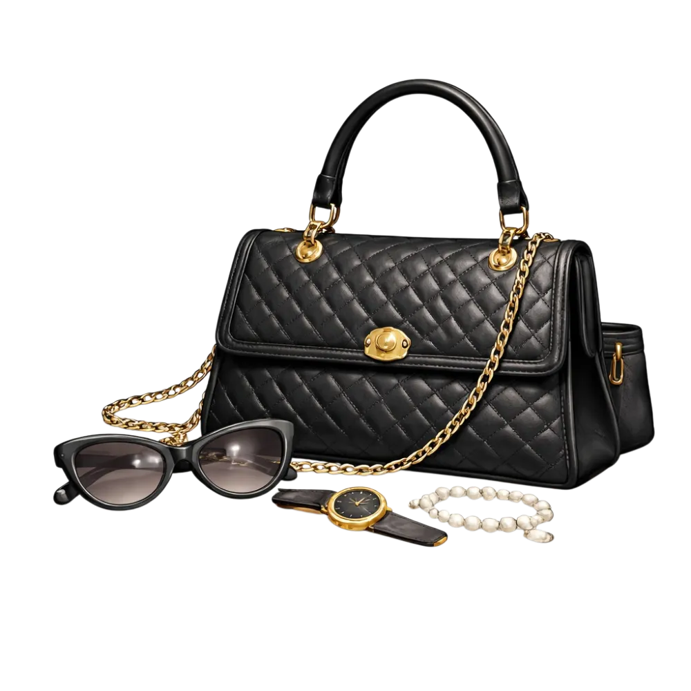 Carteras, bolsos, cintos, pañuelos, accesorios...