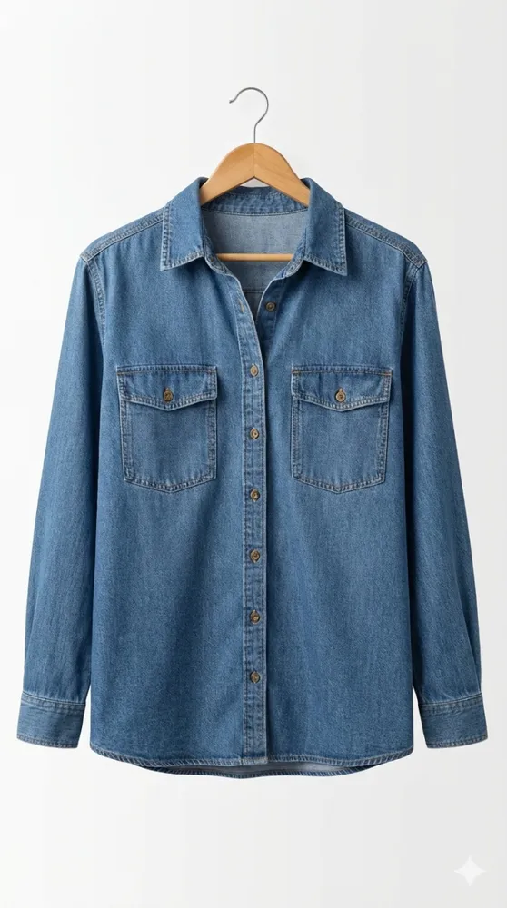 Camisaco jean liviano