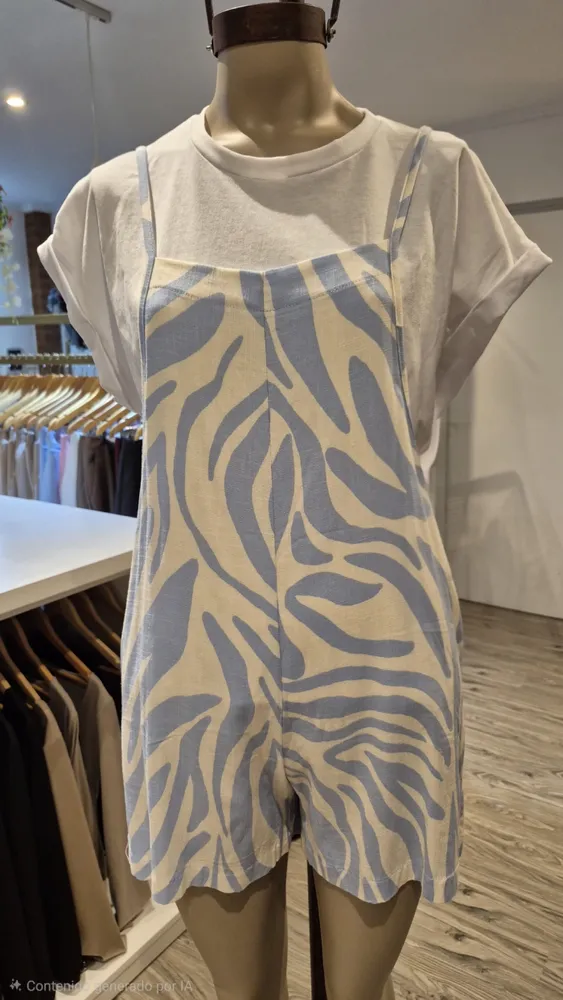Mono corto, lino spandex  2