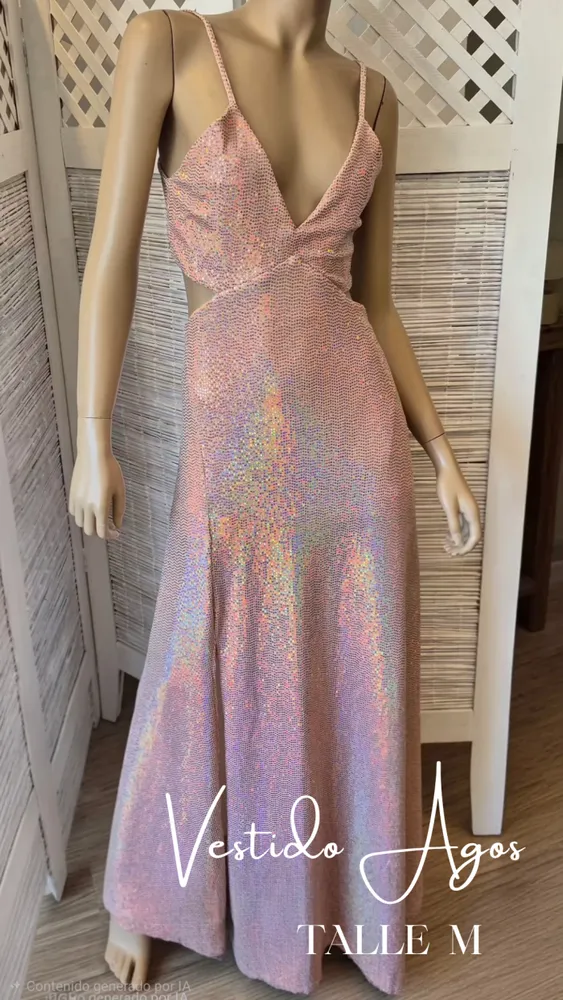 Vestido pallet, largo