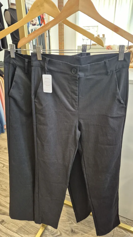 Pantalón recto, bengalina 