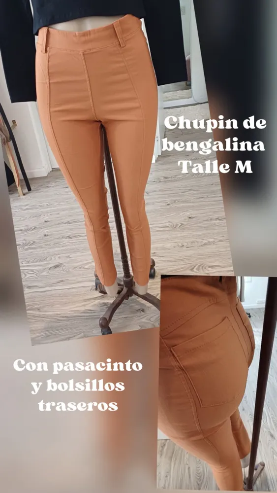 Pantalón chupin, bengalina 