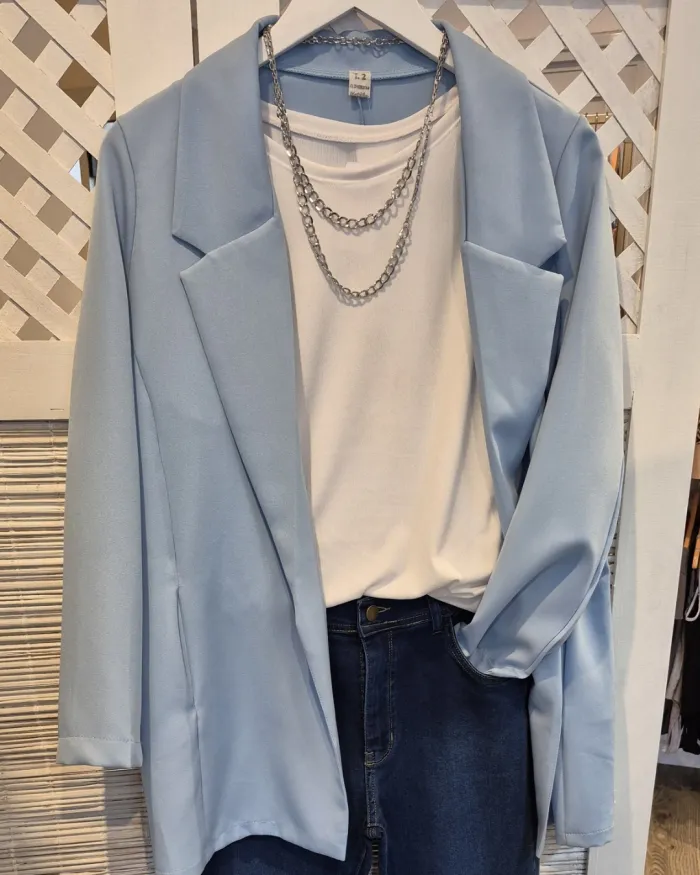 Blazer sastrero largo 
