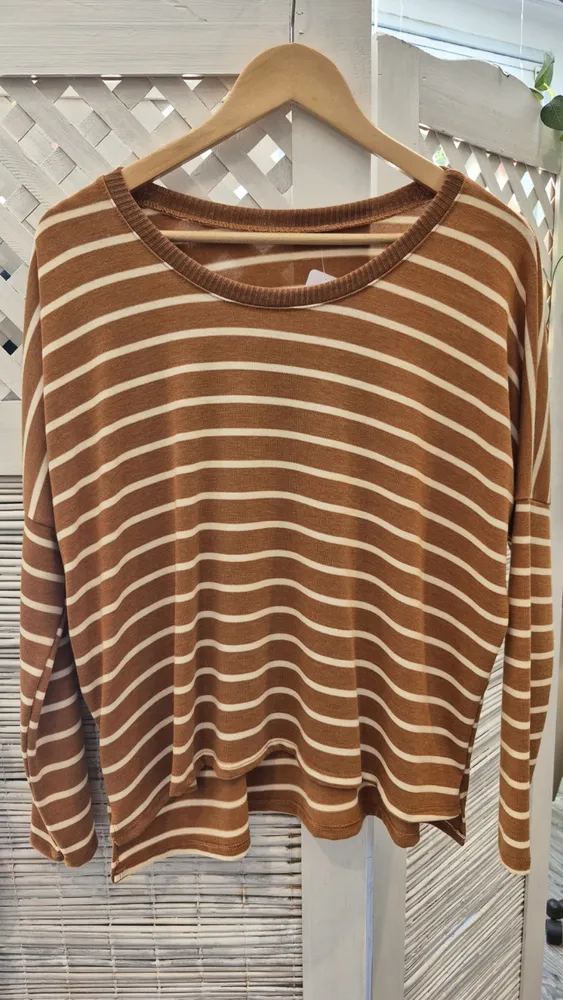 Sweater lanilla ancho, rayas