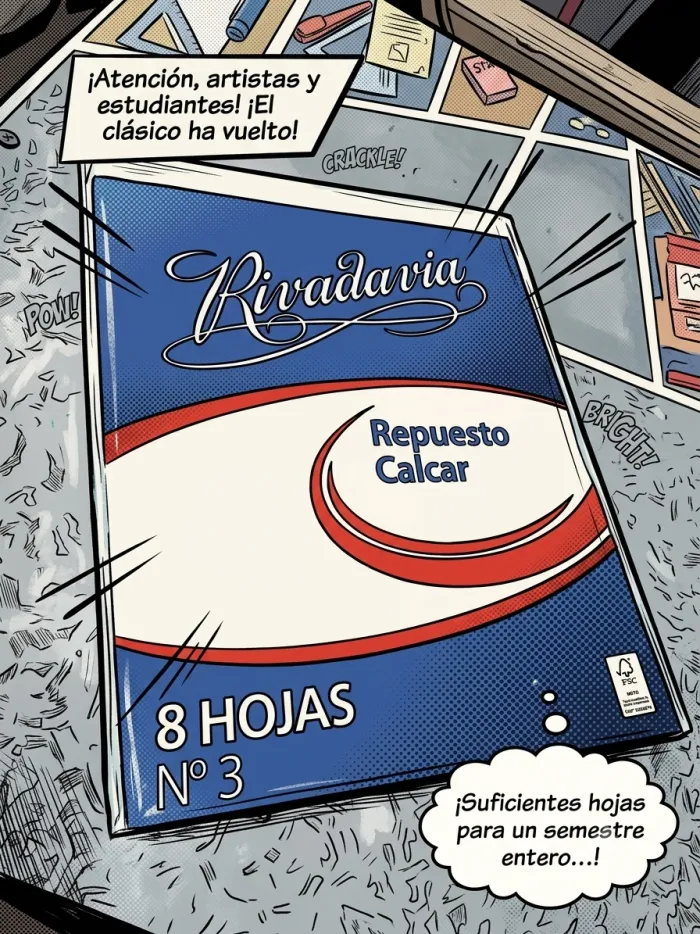 REPUESTO ESCOLAR Nº3 CALCAR RIVADAVIA