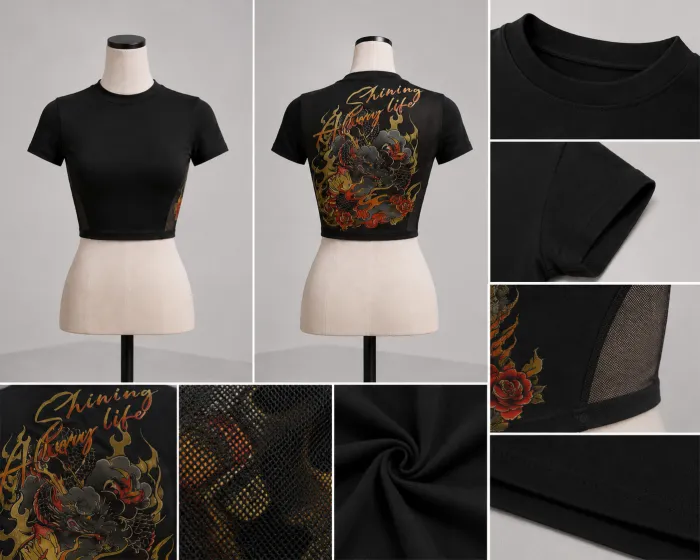 Camisa Corta Estampada  2