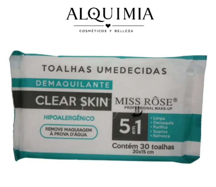 Toallitas Húmedas Desmaquillantes ClearSkin