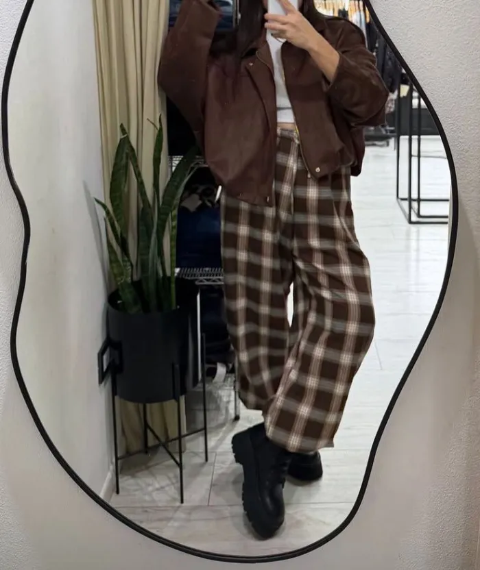 Pantalón Baggy Cuadrillé 