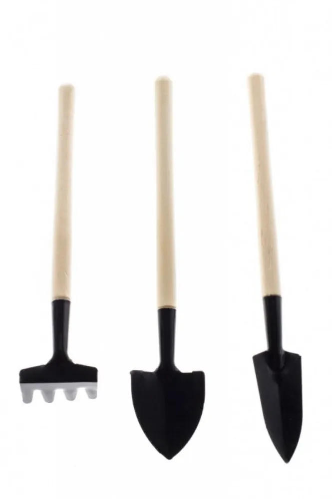 Set de jardín mini x3 - Mango de madera 2