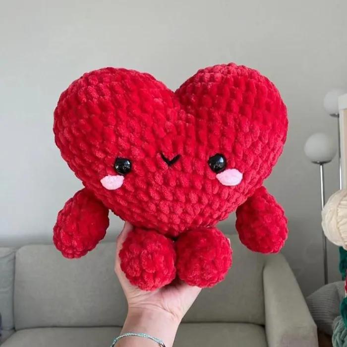 Peluche corazón san valentín