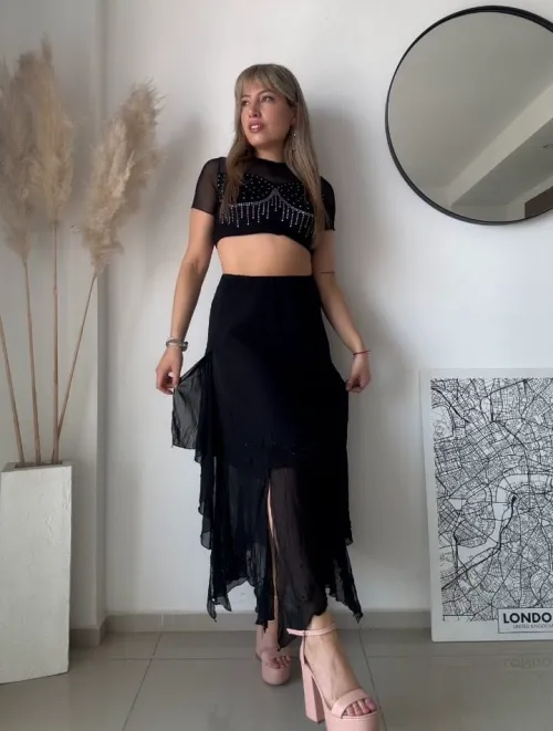 Pollera strack 