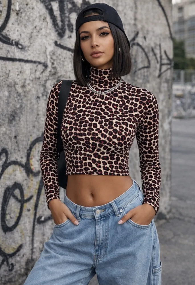 Polera Animal Print