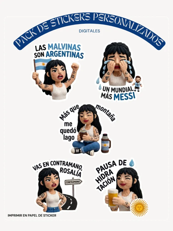 Tu pack de stickers personalziados