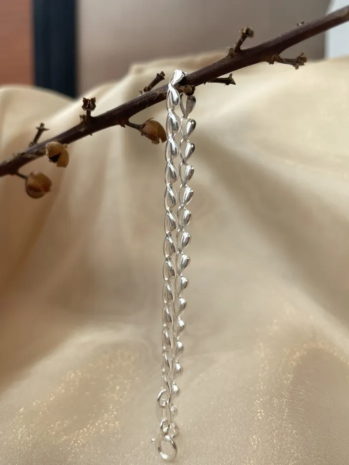 Pulsera corazón plano