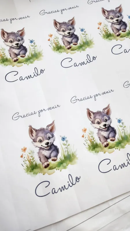 Etiquetas gracias por venir imprimibles