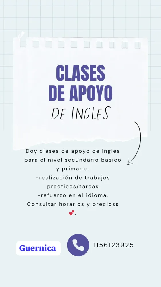 Ingles apoyo escolar 