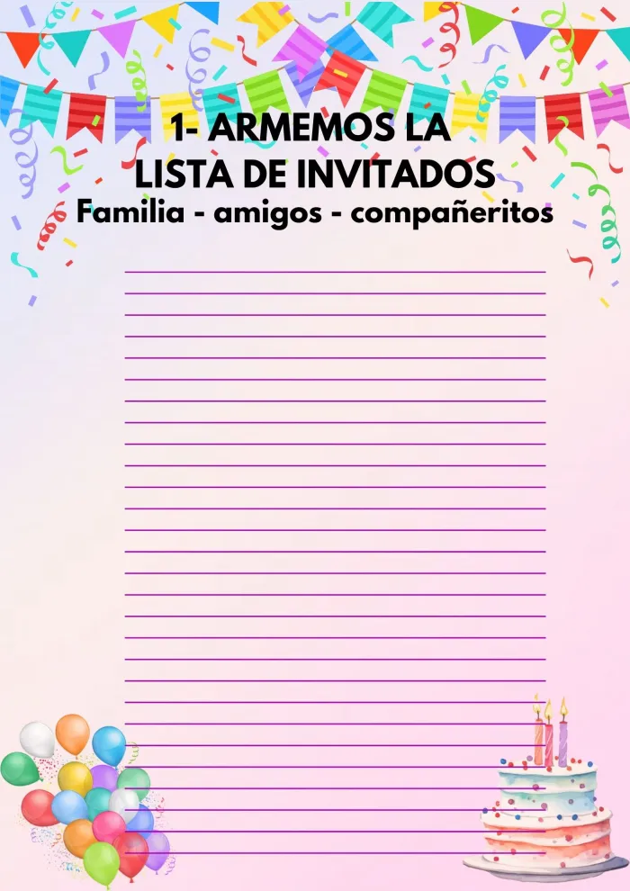 Organizador de Cumpleaños 2
