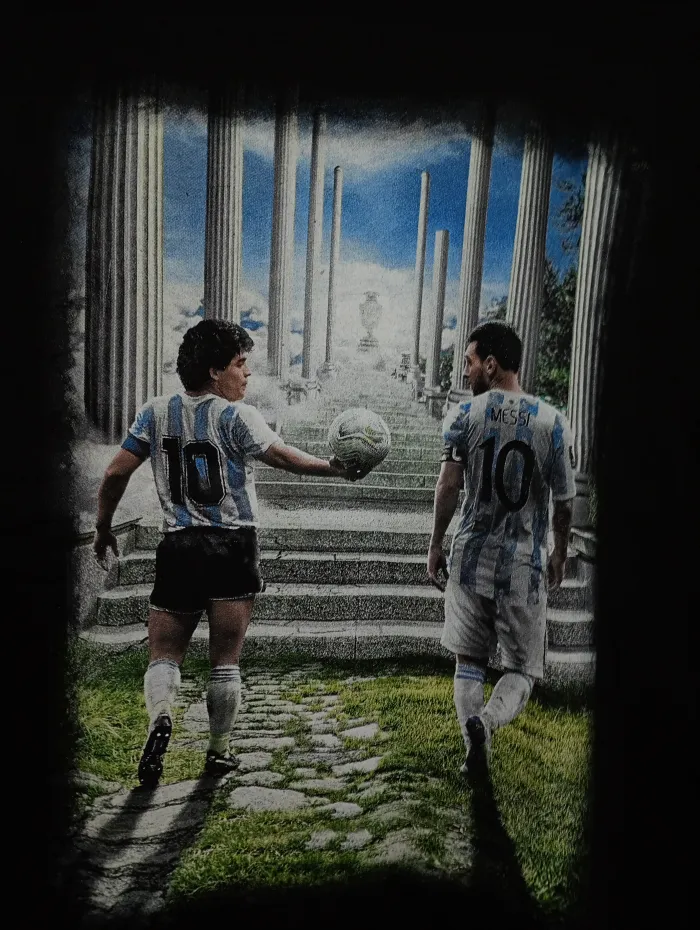 REMERA MARADONA & MESSI ♾️ 2
