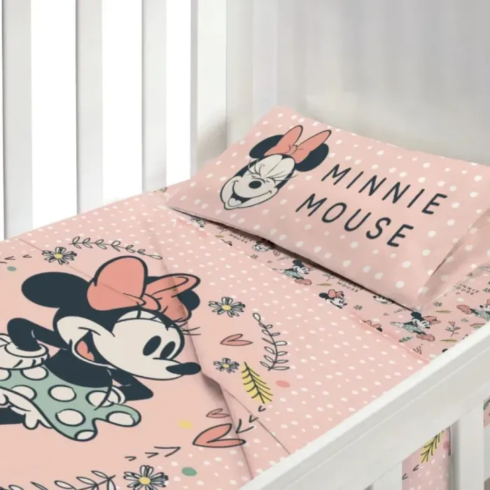 Sábanas Cuna 100% Algodón Minnie | Piñata Disney