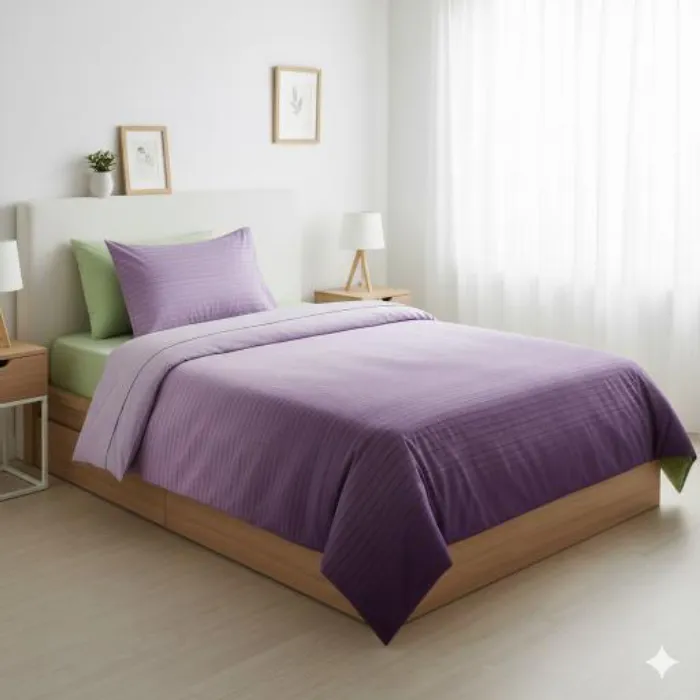 Cubrecama Degradé + Funda | Violeta 1 1/2p