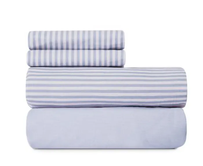 Sabanas Lines | King 100% Algodón Lila