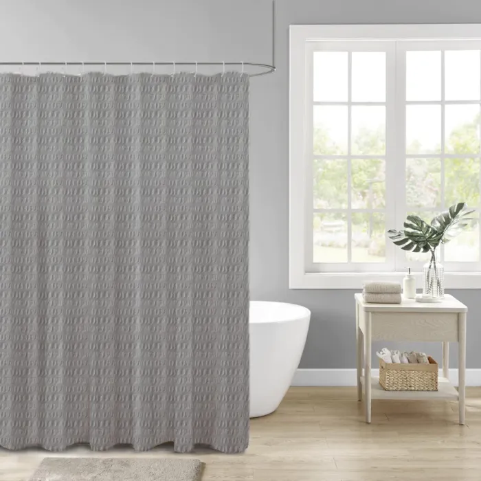 Cortina de Baño | Embossed Gris