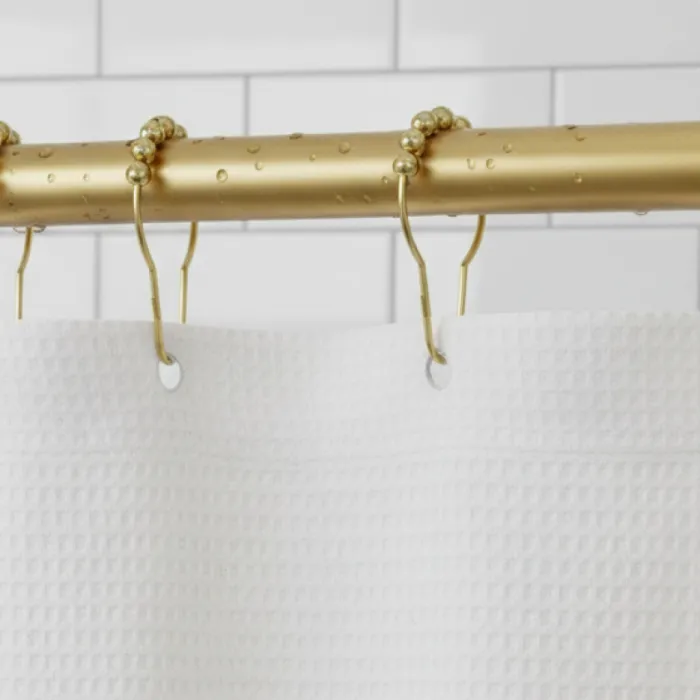 Set x12 Ganchos de Baño | Roller Dorado 2