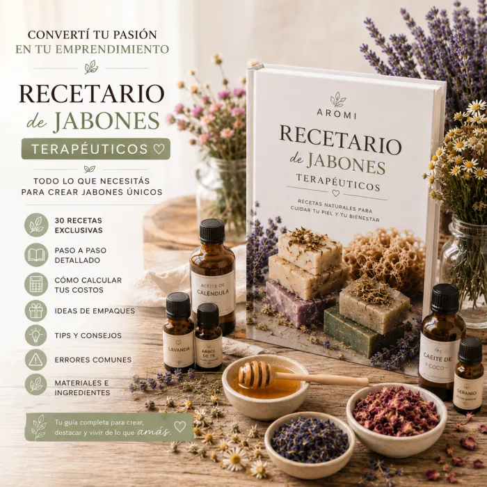 Aromi recetario de jabones medicinales 