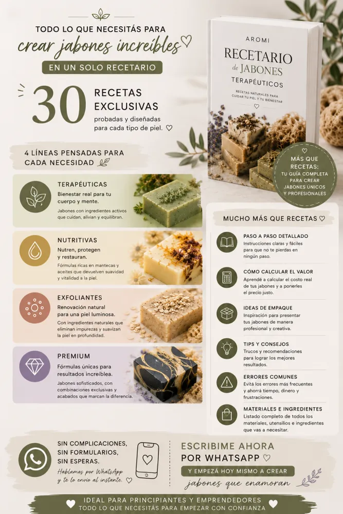 Aromi recetario de jabones medicinales  2