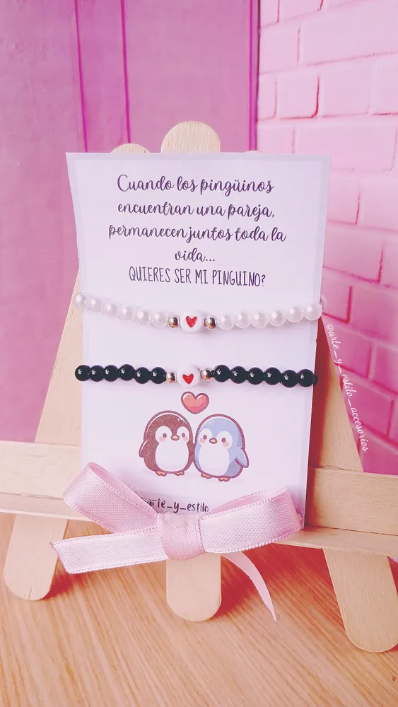 Pulseras de Pingüinos 🐧💕