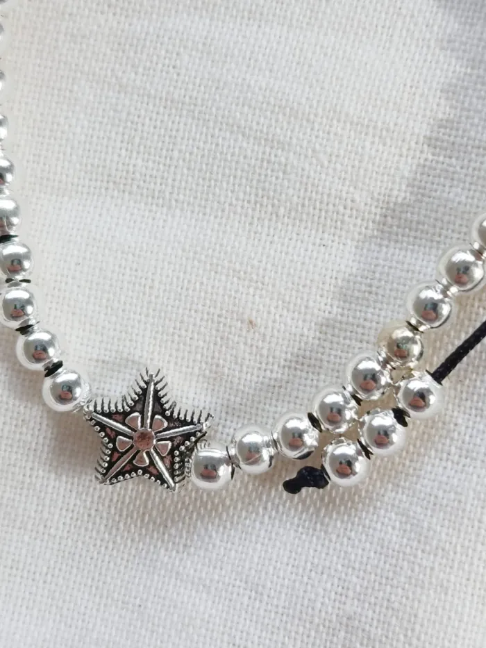 Pulsera Estrella Plateada 2