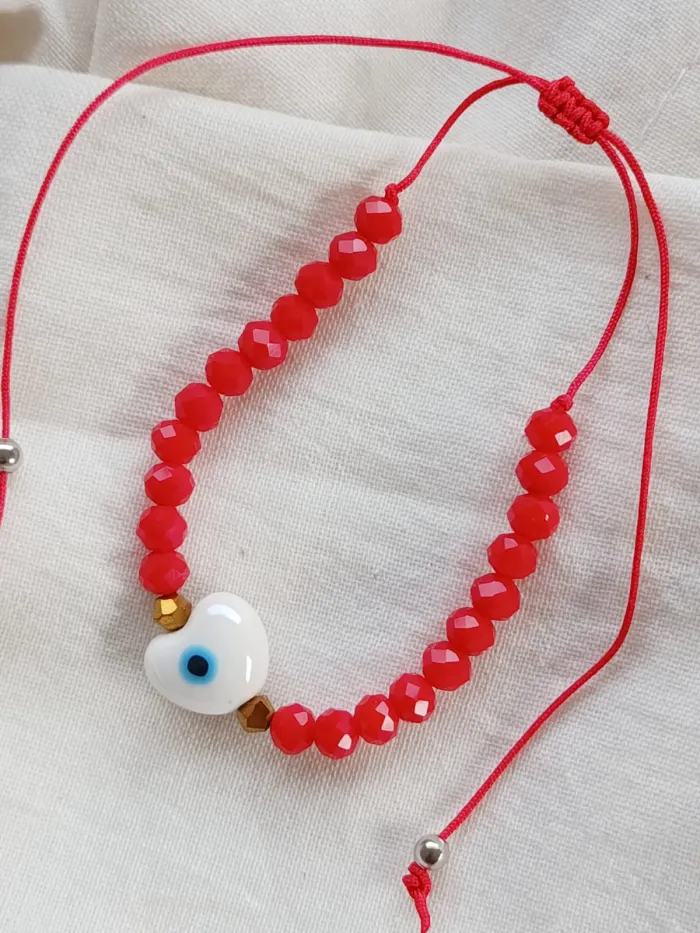 Pulsera de Ojito protector Rojo