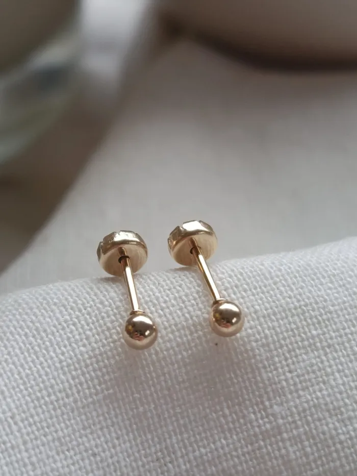 Aros abridores pelotita acero dorado