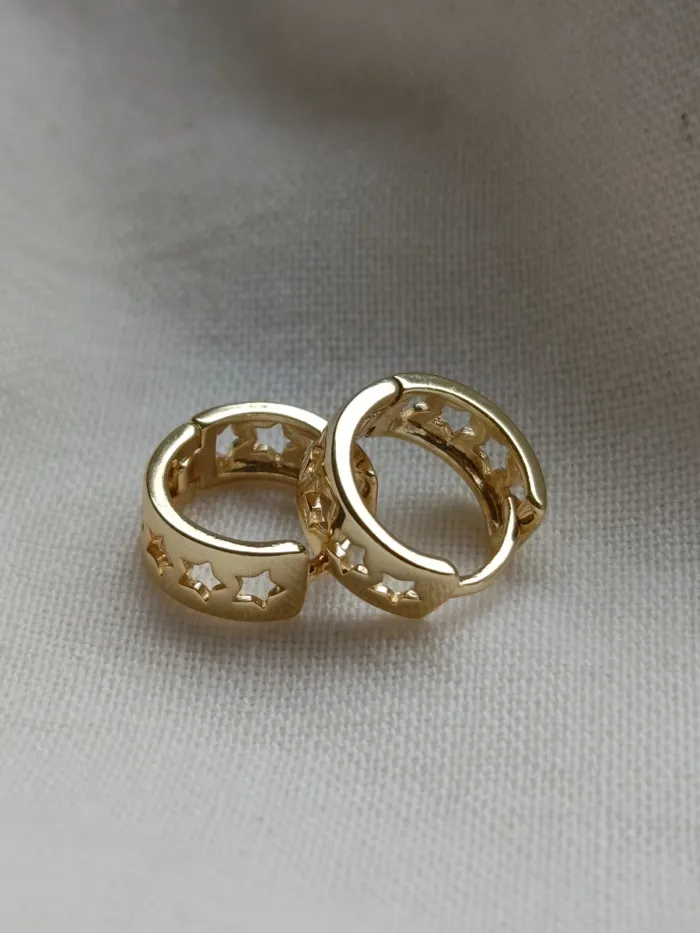 Argollas Mini Estrellas