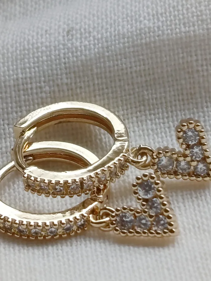 Argollas Keyla corazón 