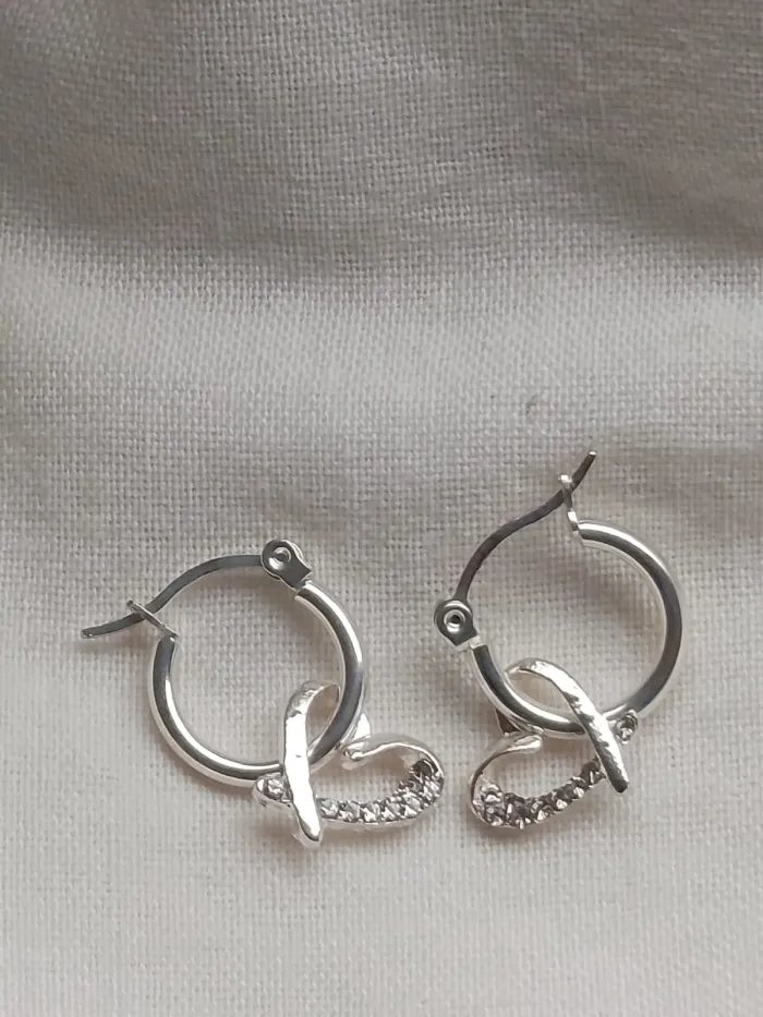 Argollas Corazón Brillante