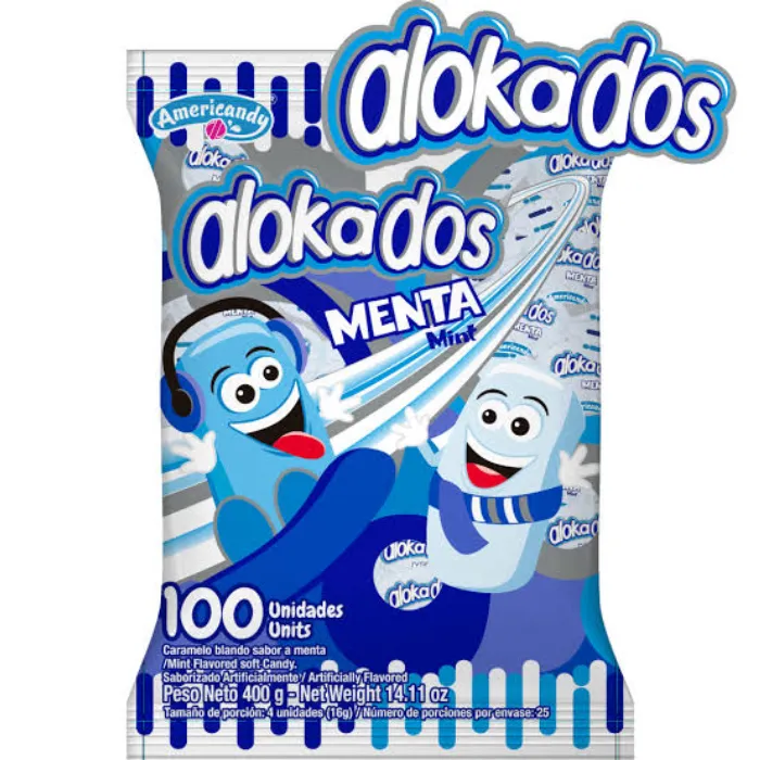 Alokados Menta - 100 Unidades