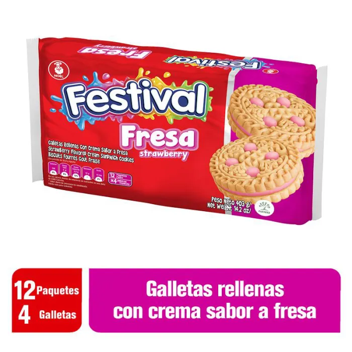 Festival Fresa 12x4 unidades