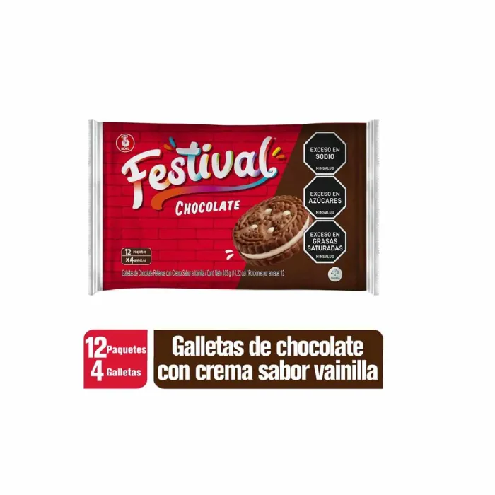 Festival Chocolate 12x4 unidades